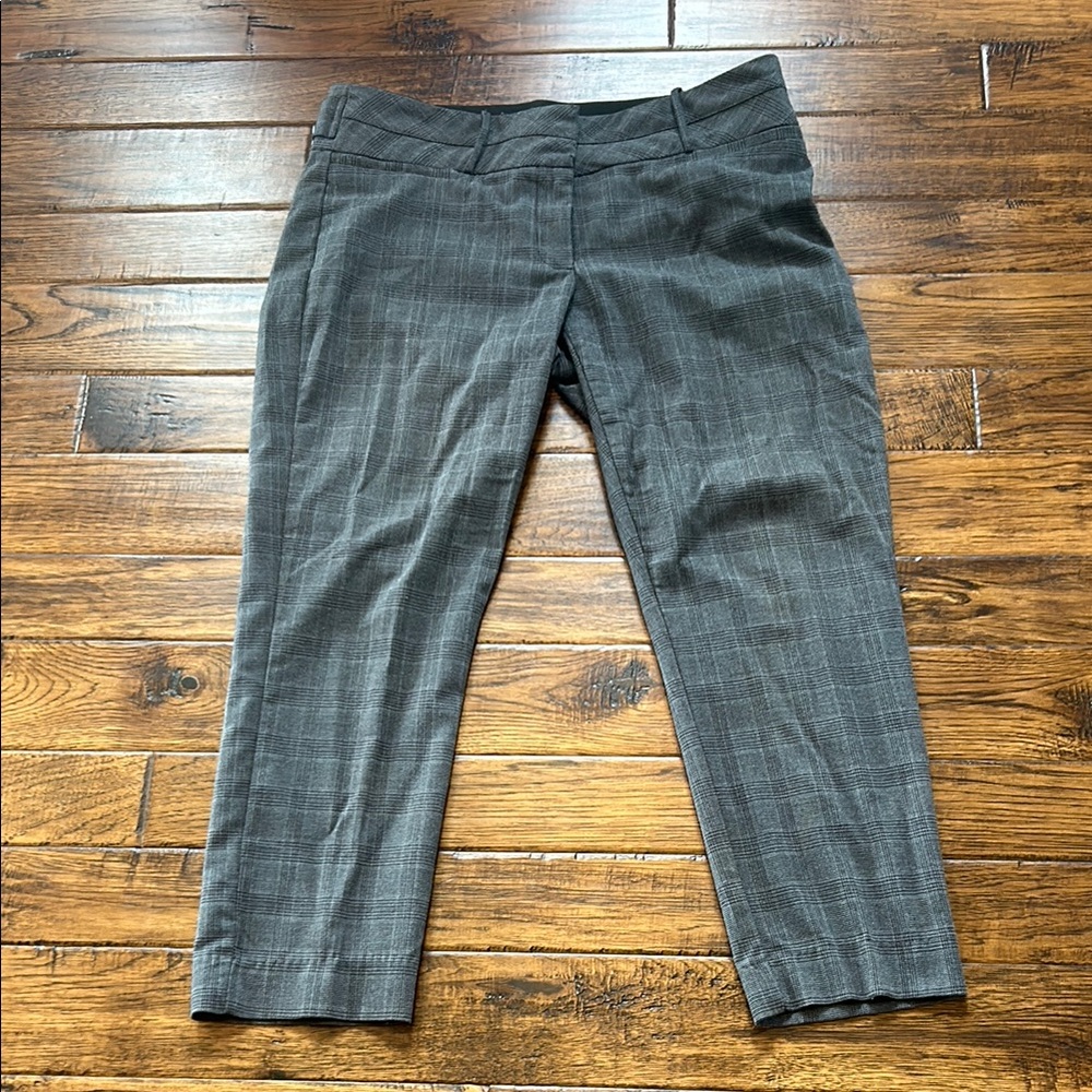 Women’s window pane cropped dress pants